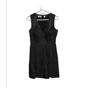 Penguin Original Dress Women’s Size Small Black White Polka Dot fit DEM-E‎